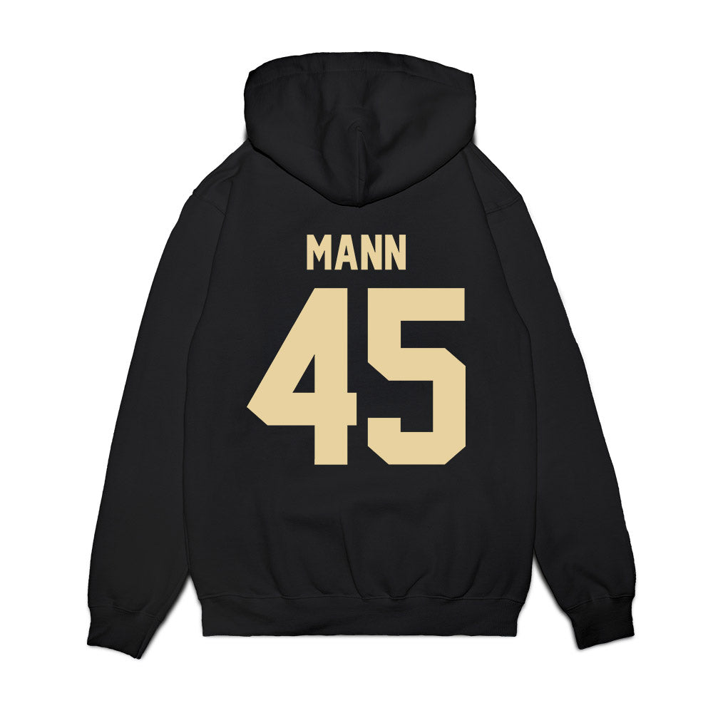 Boston College - NCAA Football : Ben Mann - Vintage Helmet Premium Hooded Sweatshirt-1