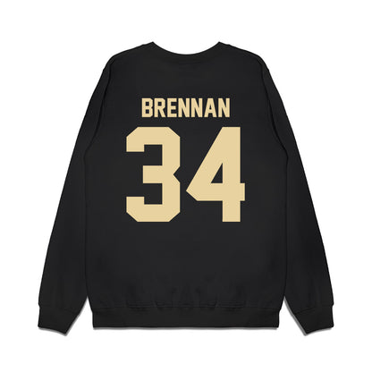 Boston College - NCAA Football : Duke Brennan - Vintage Helmet Premium Crewneck Sweatshirt-1