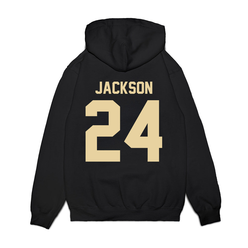 Boston College - NCAA Football : Amari Jackson - Vintage Helmet Premium Hooded Sweatshirt-1