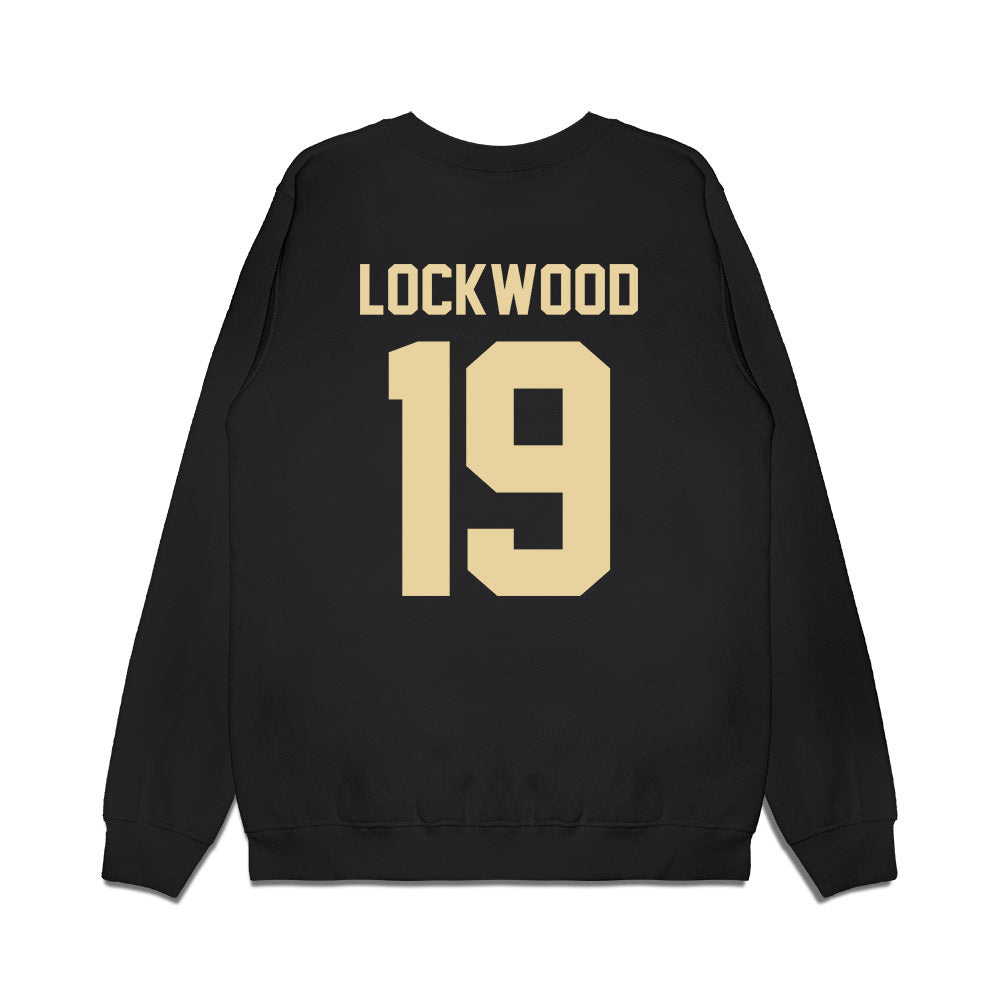 Boston College - NCAA Football : Ty Lockwood - Vintage Helmet Premium Crewneck Sweatshirt-1