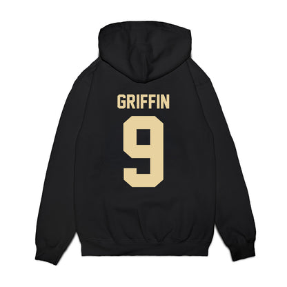 Boston College - NCAA Football : Josiah Griffin - Vintage Helmet Premium Hooded Sweatshirt-1