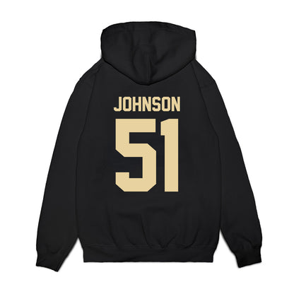 Boston College - NCAA Football : Amir Johnson - Vintage Helmet Premium Hooded Sweatshirt-1