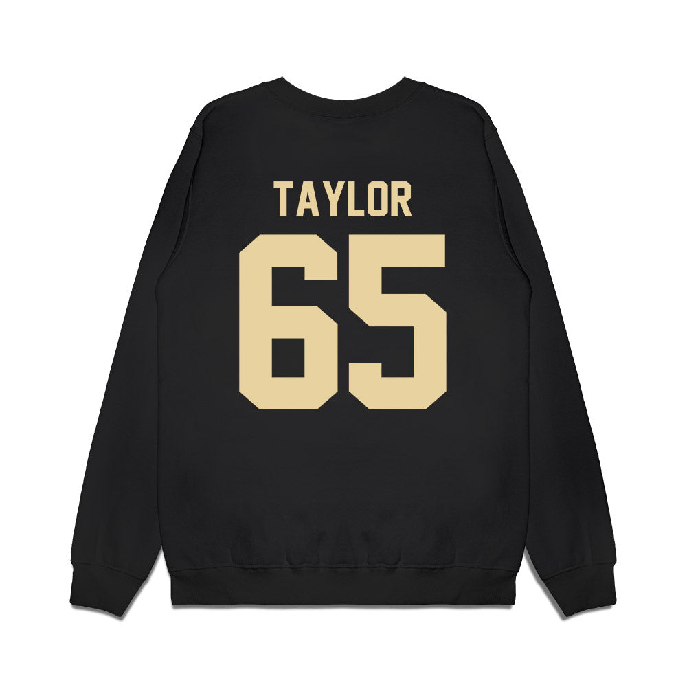 Boston College - NCAA Football : Logan Taylor - Vintage Helmet Premium Crewneck Sweatshirt-1
