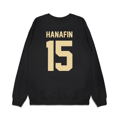 Boston College - NCAA Football : Shane Hanafin - Vintage Helmet Premium Crewneck Sweatshirt-1