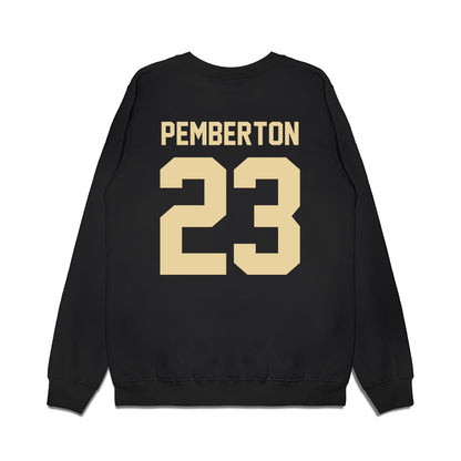 Boston College - NCAA Football : Vaughn Pemberton - Vintage Helmet Premium Crewneck Sweatshirt-1