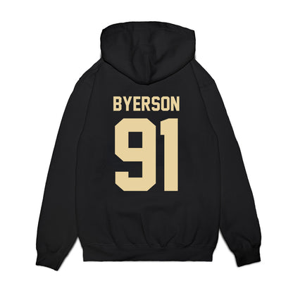 Boston College - NCAA Football : Makai Byerson - Vintage Helmet Premium Hooded Sweatshirt-1