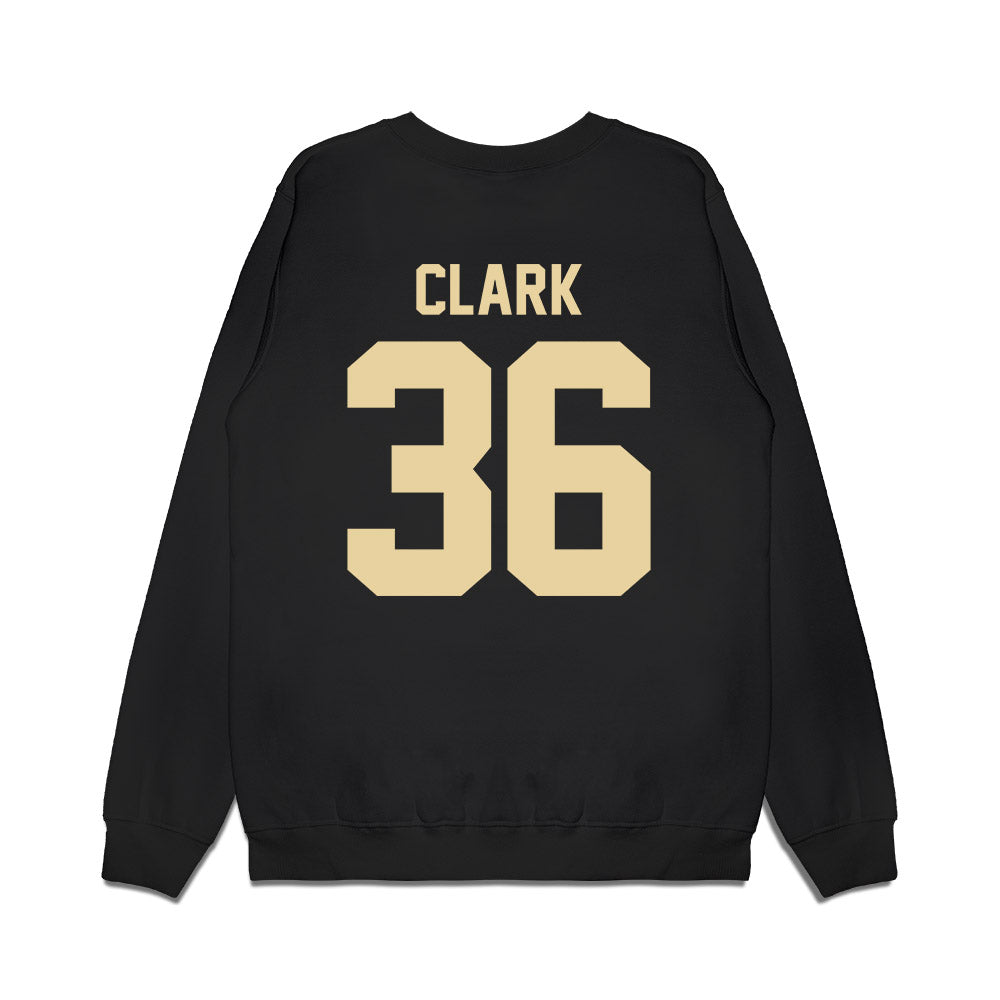 Boston College - NCAA Football : Hunter Clark - Vintage Helmet Premium Crewneck Sweatshirt-1