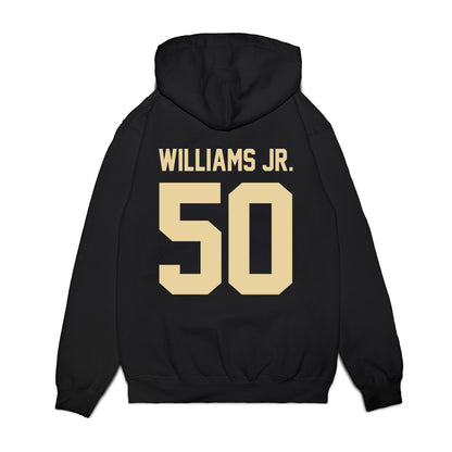 Boston College - NCAA Football : Denzil Williams Jr. - Vintage Helmet Premium Hooded Sweatshirt-1