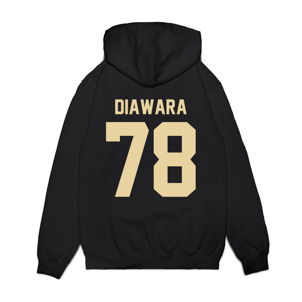 Boston College - NCAA Football : Souleye Diawara - Vintage Helmet Premium Hooded Sweatshirt-1