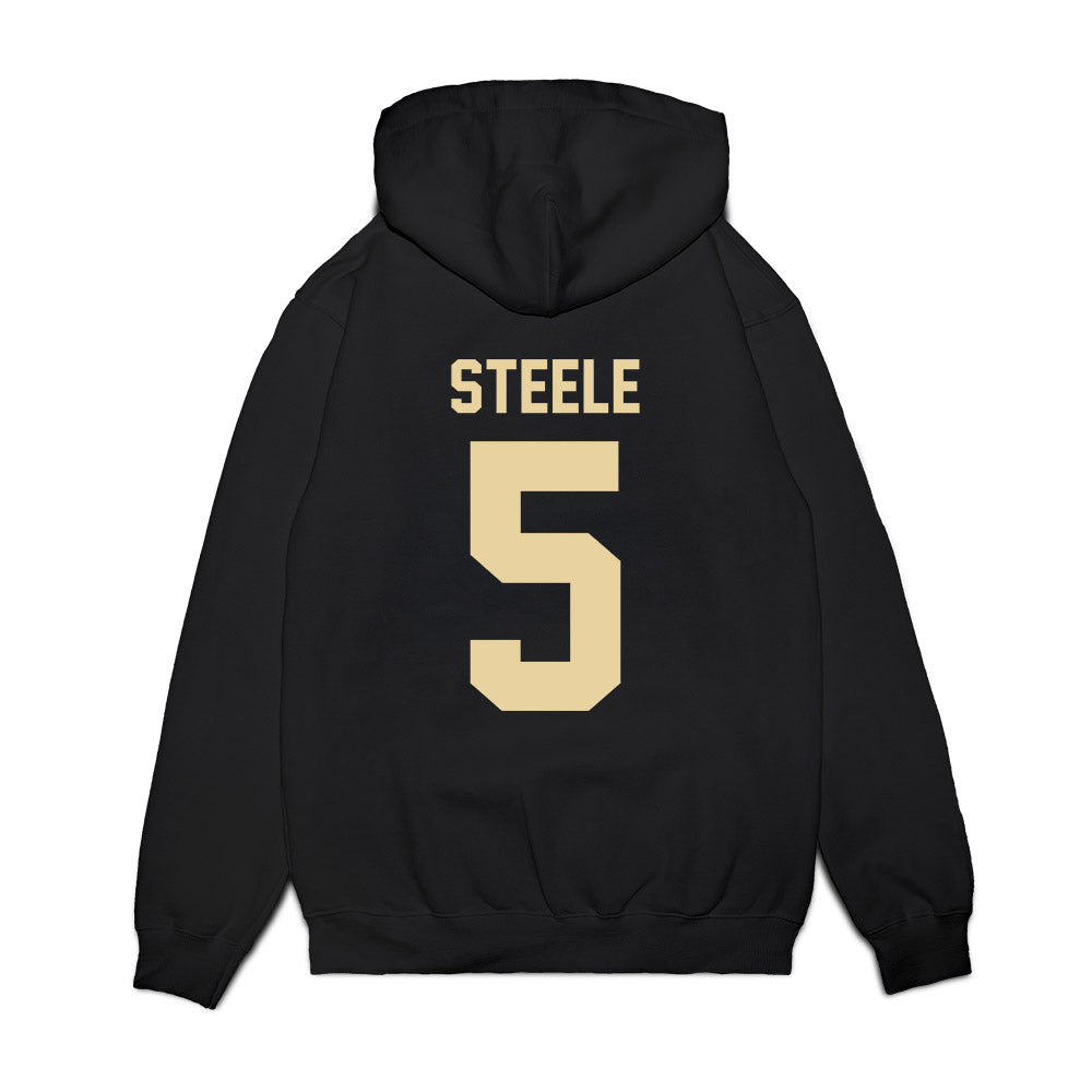 Boston College - NCAA Football : Bryce Steele - Vintage Helmet Premium Hooded Sweatshirt-1