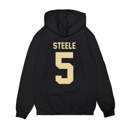 Boston College - NCAA Football : Bryce Steele - Vintage Helmet Premium Hooded Sweatshirt-1
