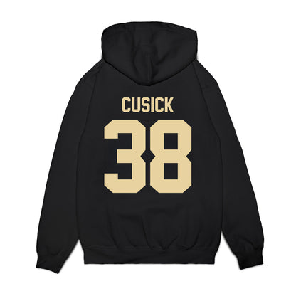 Boston College - NCAA Football : Tommy Cusick - Vintage Helmet Premium Hooded Sweatshirt-1