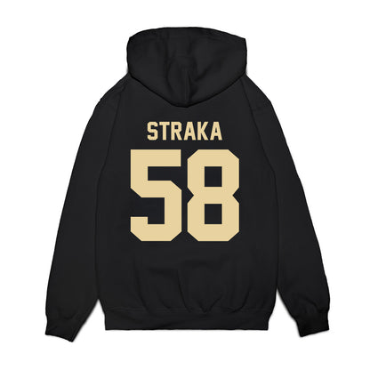 Boston College - NCAA Football : Will Straka - Vintage Helmet Premium Hooded Sweatshirt-1