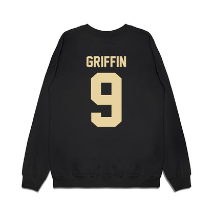 Boston College - NCAA Football : Josiah Griffin - Vintage Helmet Premium Crewneck Sweatshirt-1