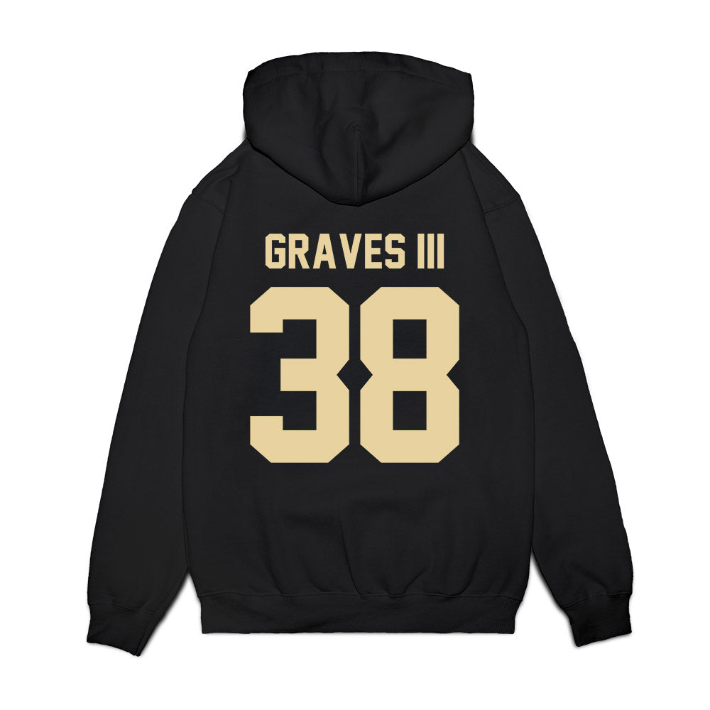 Boston College - NCAA Football : Will Graves III - Vintage Helmet Premium Hooded Sweatshirt-1