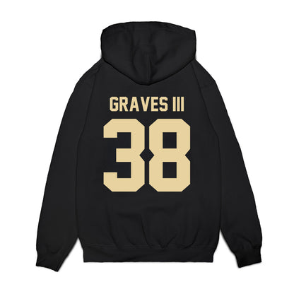 Boston College - NCAA Football : Will Graves III - Vintage Helmet Premium Hooded Sweatshirt-1