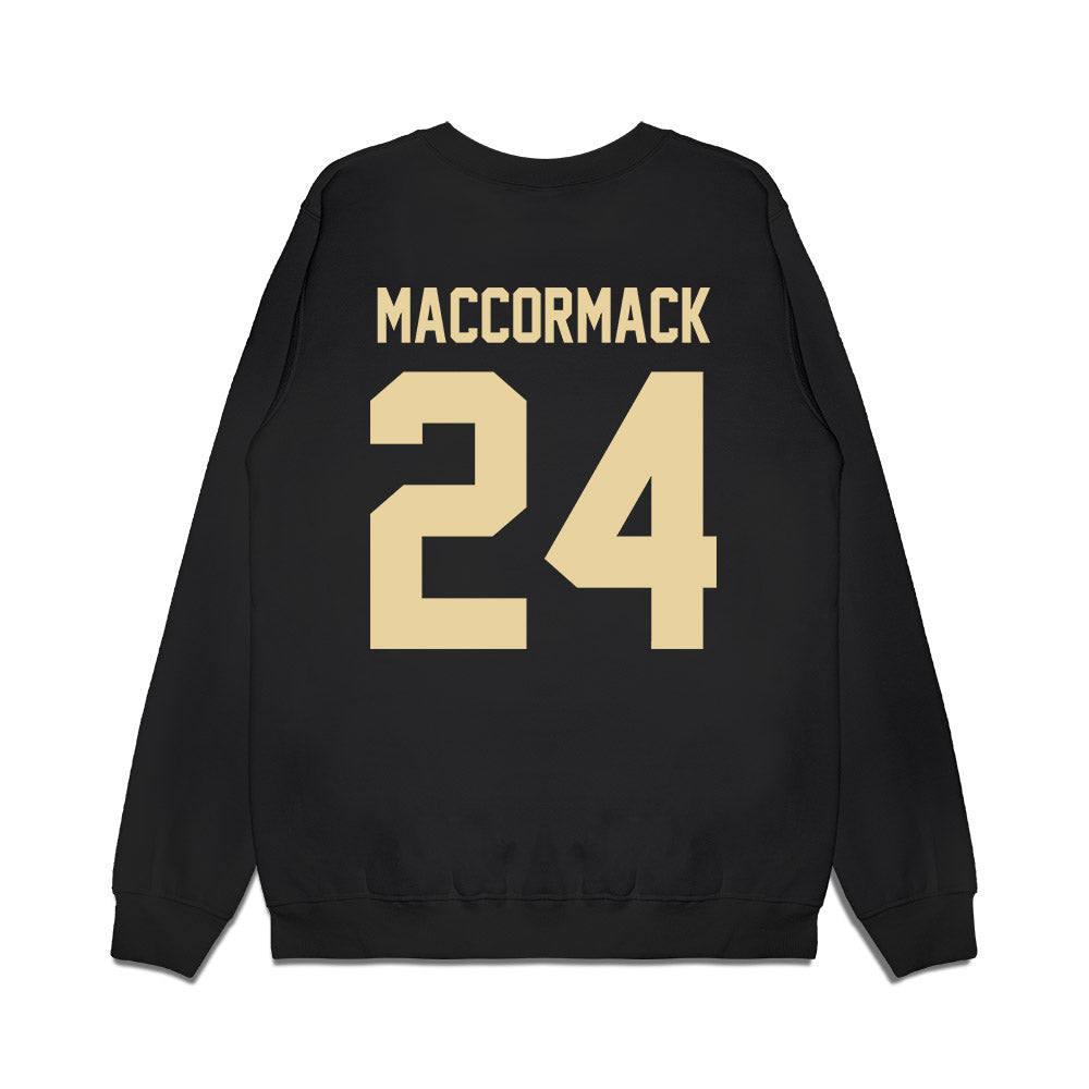 Boston College - NCAA Football : Bo MacCormack - Vintage Helmet Premium Crewneck Sweatshirt-1
