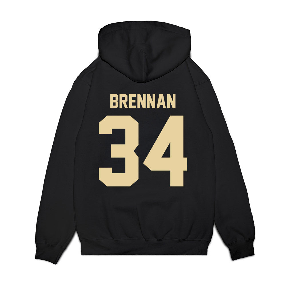 Boston College - NCAA Football : Duke Brennan - Vintage Helmet Premium Hooded Sweatshirt-1
