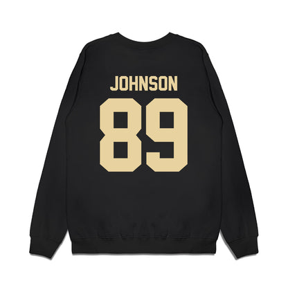 Boston College - NCAA Football : Derrick Johnson - Vintage Helmet Premium Crewneck Sweatshirt-1