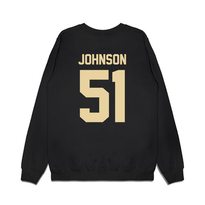 Boston College - NCAA Football : Amir Johnson - Vintage Helmet Premium Crewneck Sweatshirt-1
