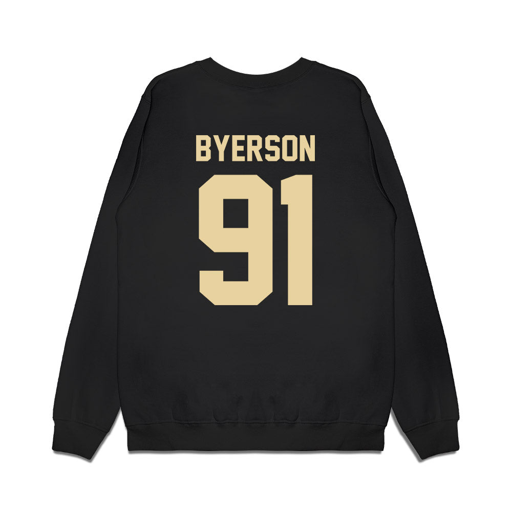 Boston College - NCAA Football : Makai Byerson - Vintage Helmet Premium Crewneck Sweatshirt-1