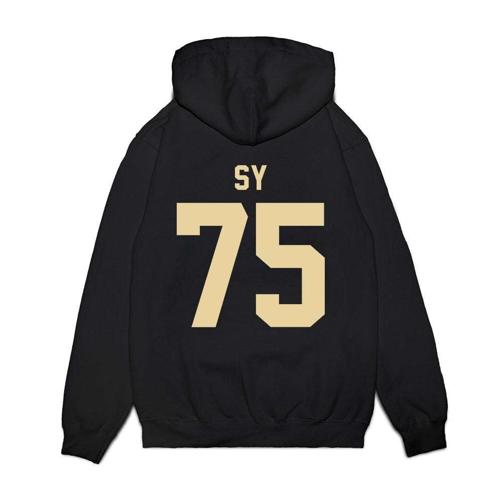 Boston College - NCAA Football : Pape Sy - Vintage Helmet Premium Hooded Sweatshirt-1