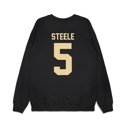 Boston College - NCAA Football : Bryce Steele - Vintage Helmet Premium Crewneck Sweatshirt-1