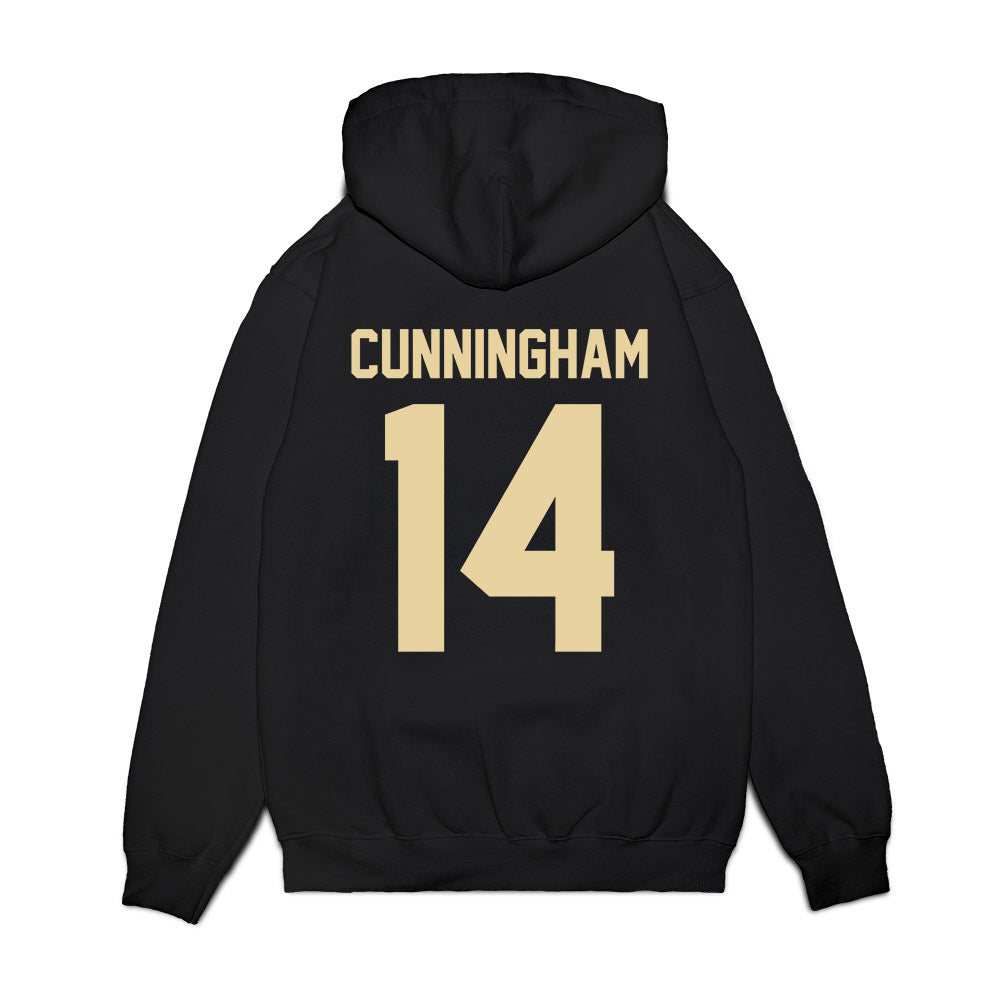 Boston College - NCAA Football : Ashton Cunningham - Vintage Helmet Premium Hooded Sweatshirt-1