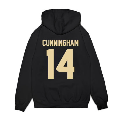 Boston College - NCAA Football : Ashton Cunningham - Vintage Helmet Premium Hooded Sweatshirt-1