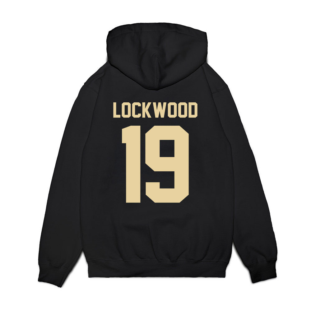 Boston College - NCAA Football : Ty Lockwood - Vintage Helmet Premium Hooded Sweatshirt-1