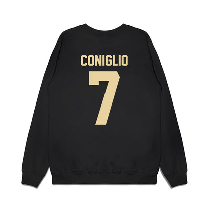 Boston College - NCAA Football : Jake Coniglio - Vintage Helmet Premium Crewneck Sweatshirt-1