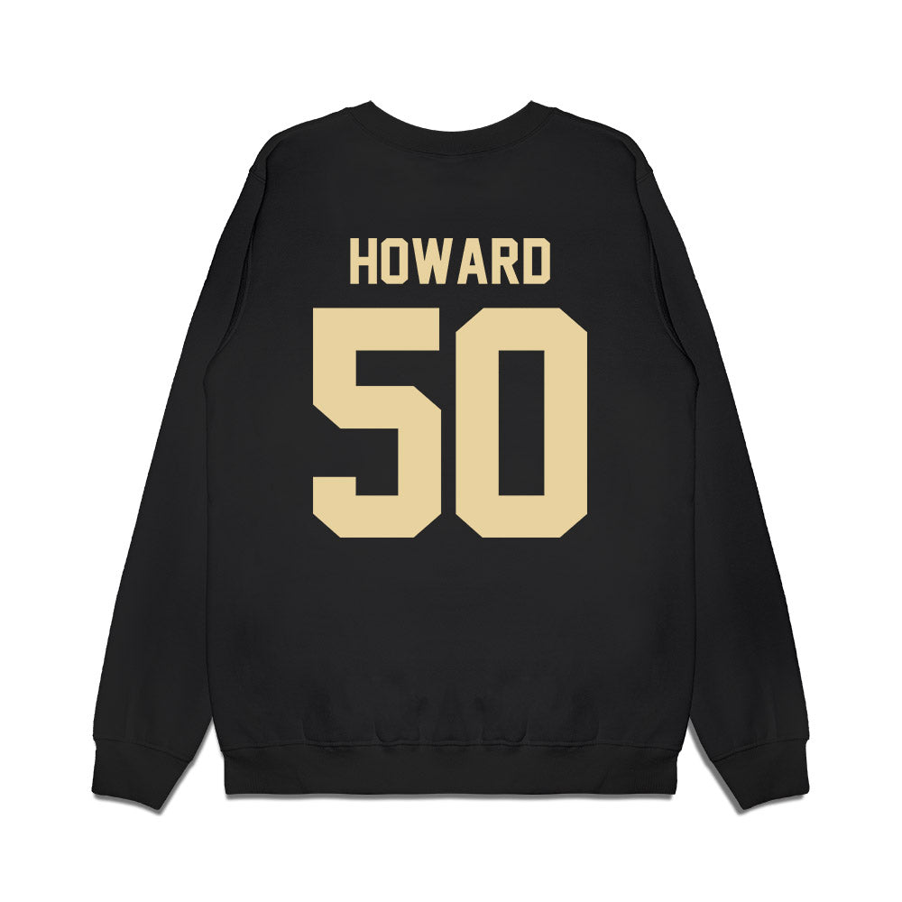 Boston College - NCAA Football : Sean Howard - Vintage Helmet Premium Crewneck Sweatshirt-1