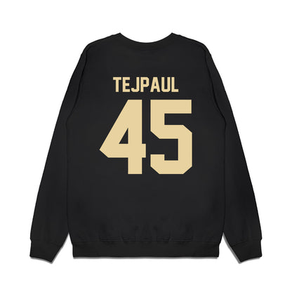 Boston College - NCAA Football : Max Tejpaul - Vintage Helmet Premium Crewneck Sweatshirt-1