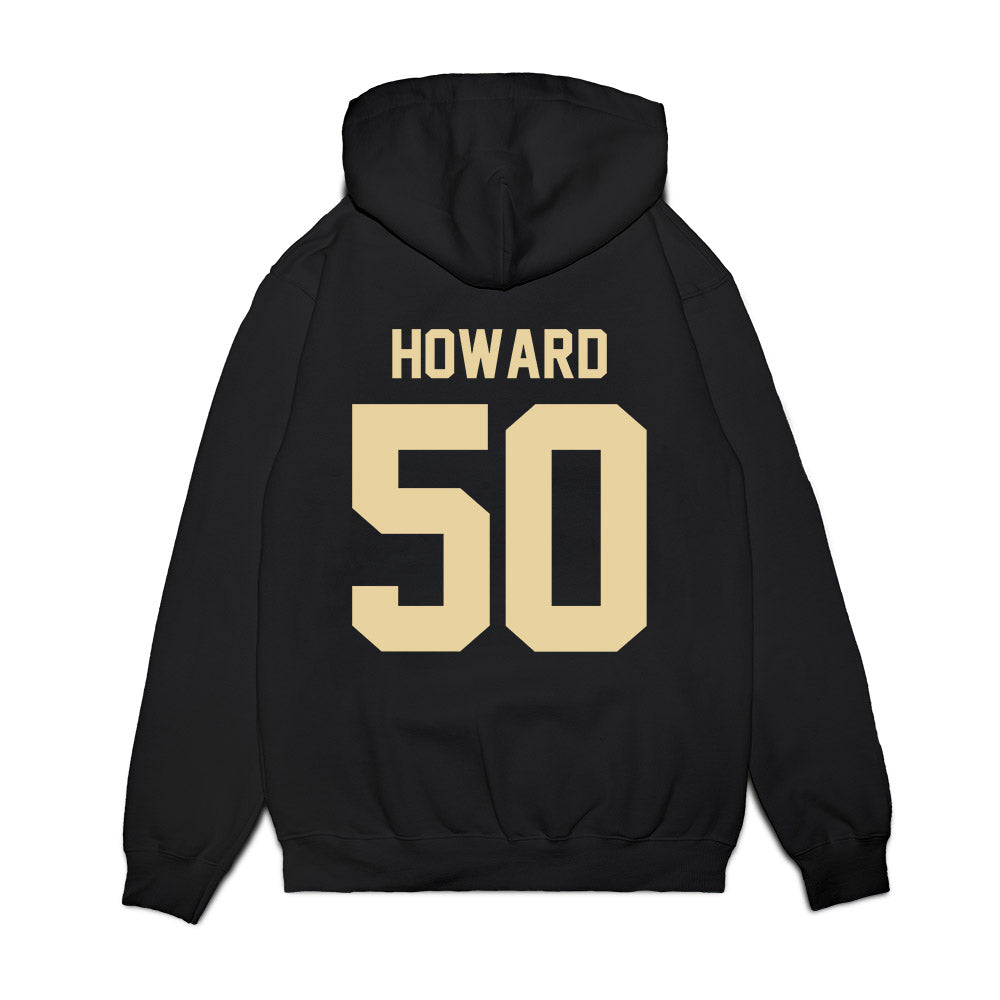 Boston College - NCAA Football : Sean Howard - Vintage Helmet Premium Hooded Sweatshirt-1