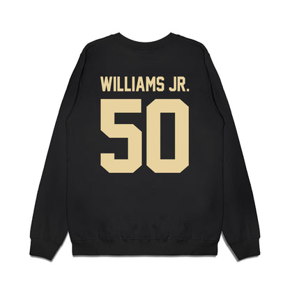 Boston College - NCAA Football : Denzil Williams Jr. - Vintage Helmet Premium Crewneck Sweatshirt-1