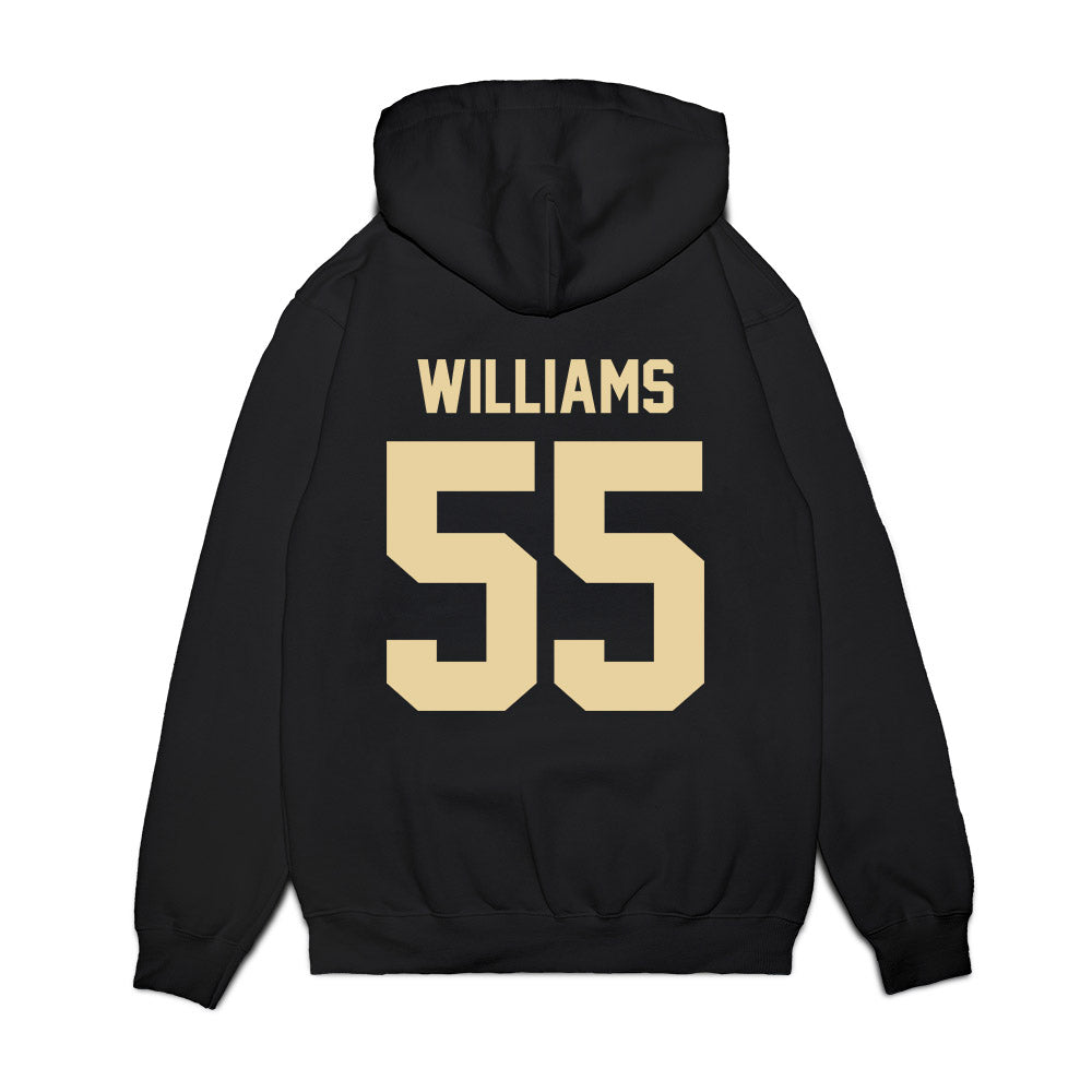 Boston College - NCAA Football : Kwan Williams - Vintage Helmet Premium Hooded Sweatshirt-1