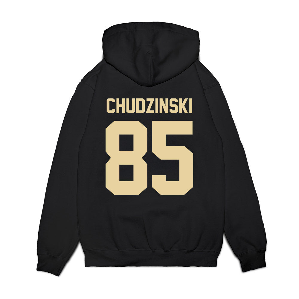 Boston College - NCAA Football : Kaelan Chudzinski - Vintage Helmet Premium Hooded Sweatshirt-1
