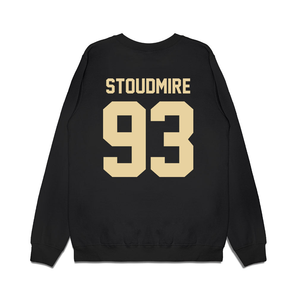 Boston College - NCAA Football : Owen Stoudmire - Vintage Helmet Premium Crewneck Sweatshirt-1