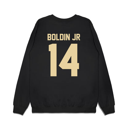 Boston College - NCAA Football : Nedrick Boldin Jr - Vintage Helmet Premium Crewneck Sweatshirt-1