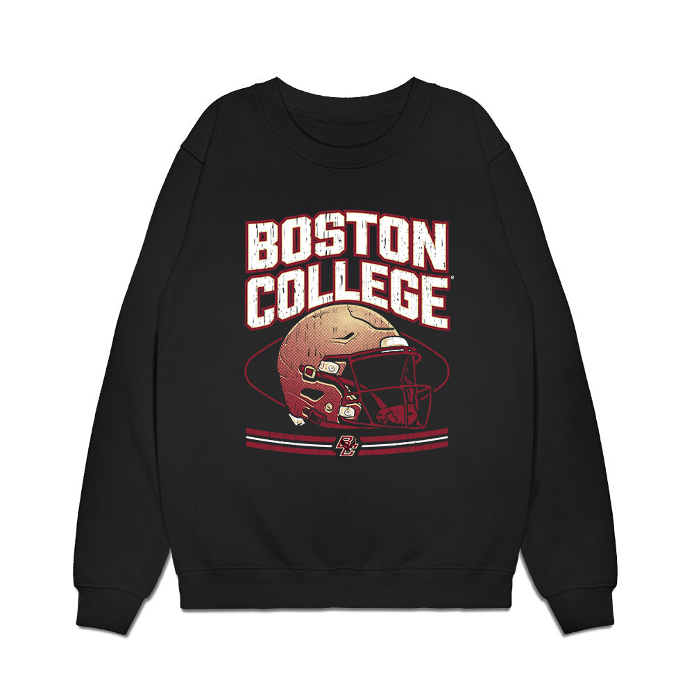 Boston College - NCAA Football : Tommy Cusick - Vintage Helmet Premium Crewneck Sweatshirt-0
