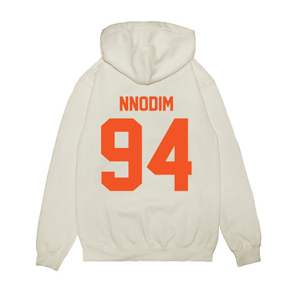 Oklahoma State - NCAA Football : Armstrong Nnodim - Vintage Helmet Premium Hooded Sweatshirt-1