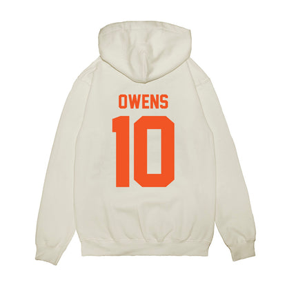 Oklahoma State - NCAA Football : Rashod Owens - Vintage Helmet Premium Hooded Sweatshirt-1