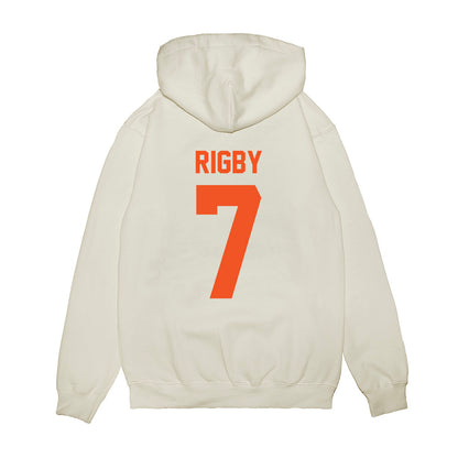 Oklahoma State - NCAA Football : Shamar Rigby - Vintage Helmet Premium Hooded Sweatshirt-1