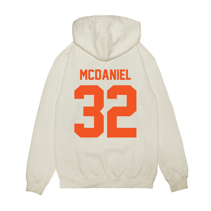 Oklahoma State - NCAA Football : Mordecai McDaniel - Vintage Helmet Premium Hooded Sweatshirt-1