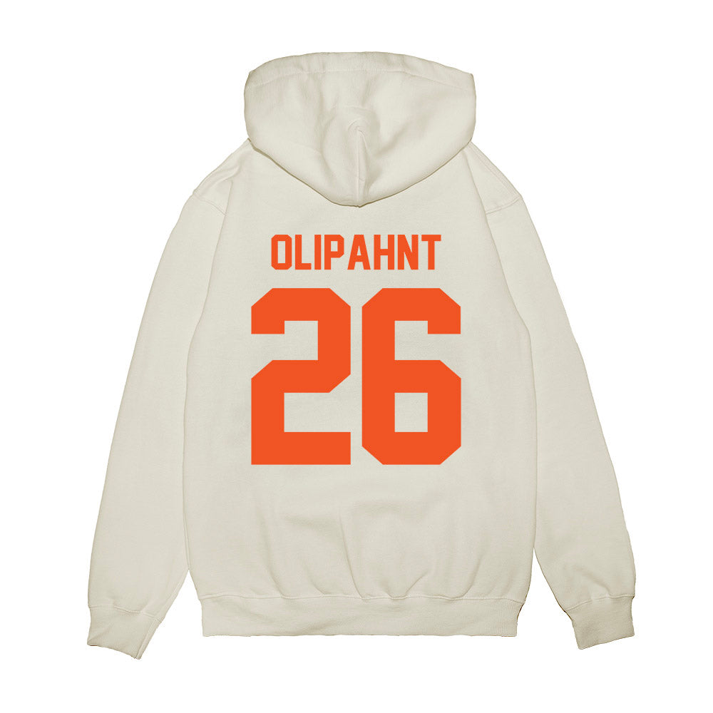 Oklahoma State - NCAA Football : jacobi olipahnt - Vintage Helmet Premium Hooded Sweatshirt-1