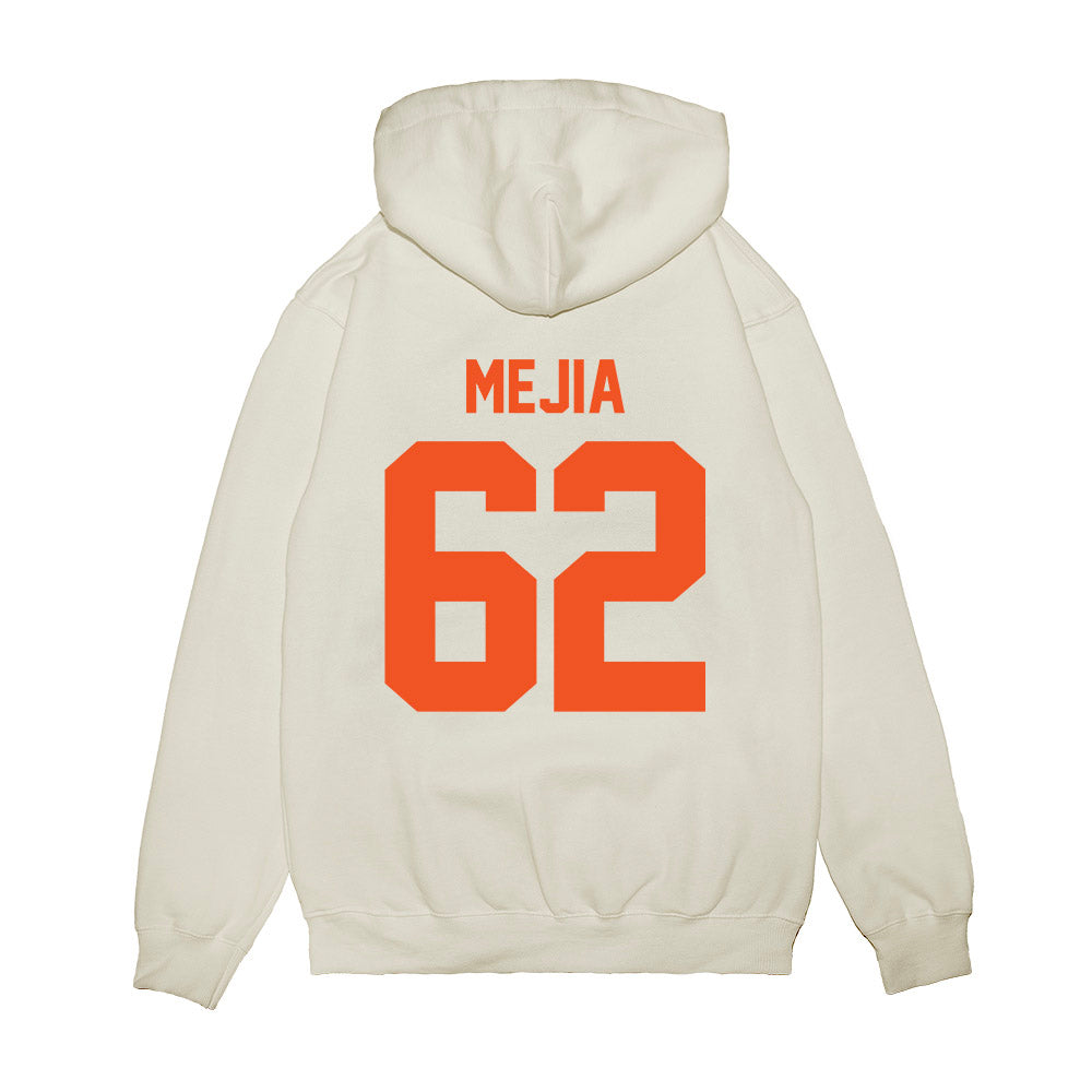 Oklahoma State - NCAA Football : Jamison Mejia - Vintage Helmet Premium Hooded Sweatshirt-1