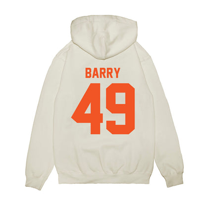 Oklahoma State - NCAA Football : Chase Barry - Vintage Helmet Premium Hooded Sweatshirt-1