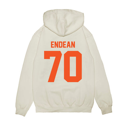 Oklahoma State - NCAA Football : Jack Endean - Vintage Helmet Premium Hooded Sweatshirt-1