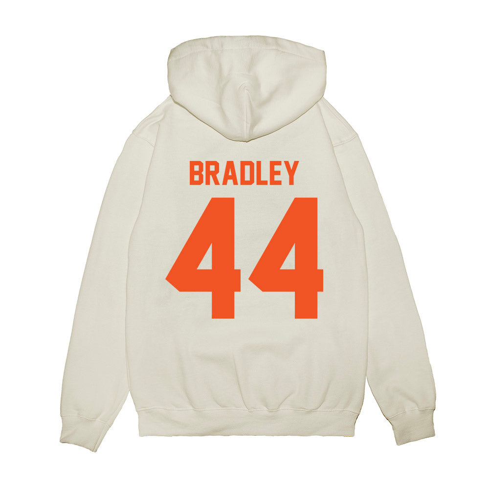 Oklahoma State - NCAA Football : Rashod Bradley - Vintage Helmet Premium Hooded Sweatshirt-1