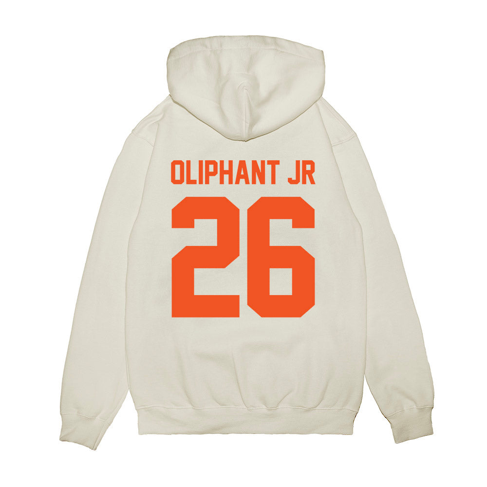 Oklahoma State - NCAA Football : Jacobi Oliphant jr - Vintage Helmet Premium Hooded Sweatshirt-1